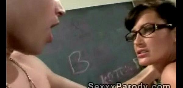  Slutty teacher gets smashed by gifted student in parody